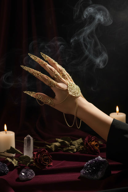 Punk Tassel Bracelet - Sorceress Sanctuary Black-Gold Single-Silver Single-Gun Black Single