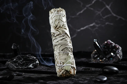 Pure Sage - Sorceress Sanctuary 60 g sage bundle-80 g sage bale-100 g sage bundle-110 g bundle of sage-Shell bracket