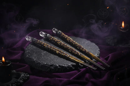 Quartz Crystal Wand - Sorceress Sanctuary 30cm