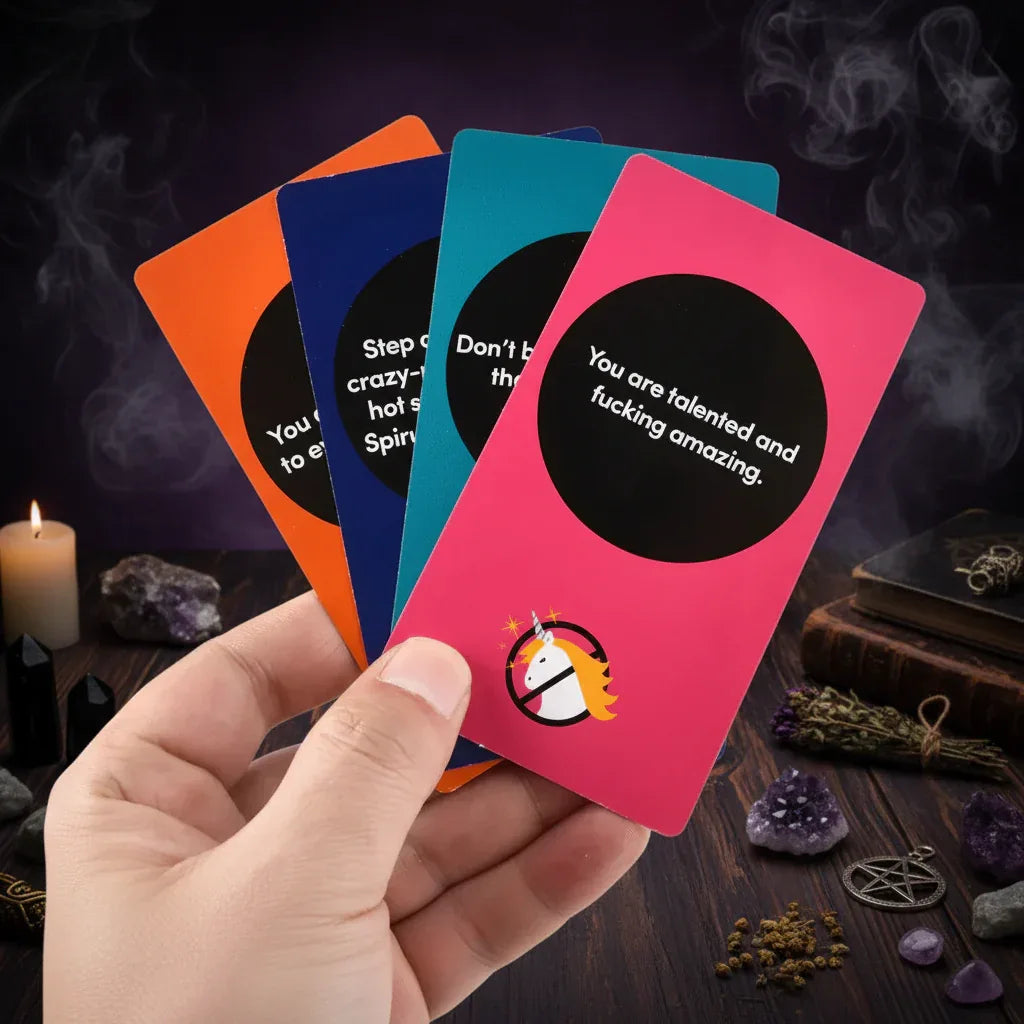 Rebellious Unicorn Tarot - Sorceress Sanctuary Red