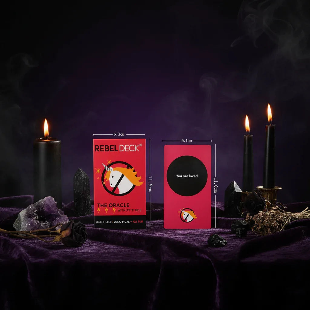 Rebellious Unicorn Tarot - Sorceress Sanctuary Red
