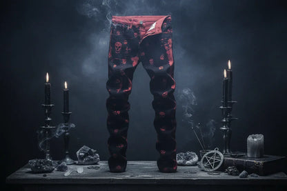 Red Skull Jeans - Sorceress Sanctuary Red / 28-Red / 29-Red / 30-Red / 31-Red / 32