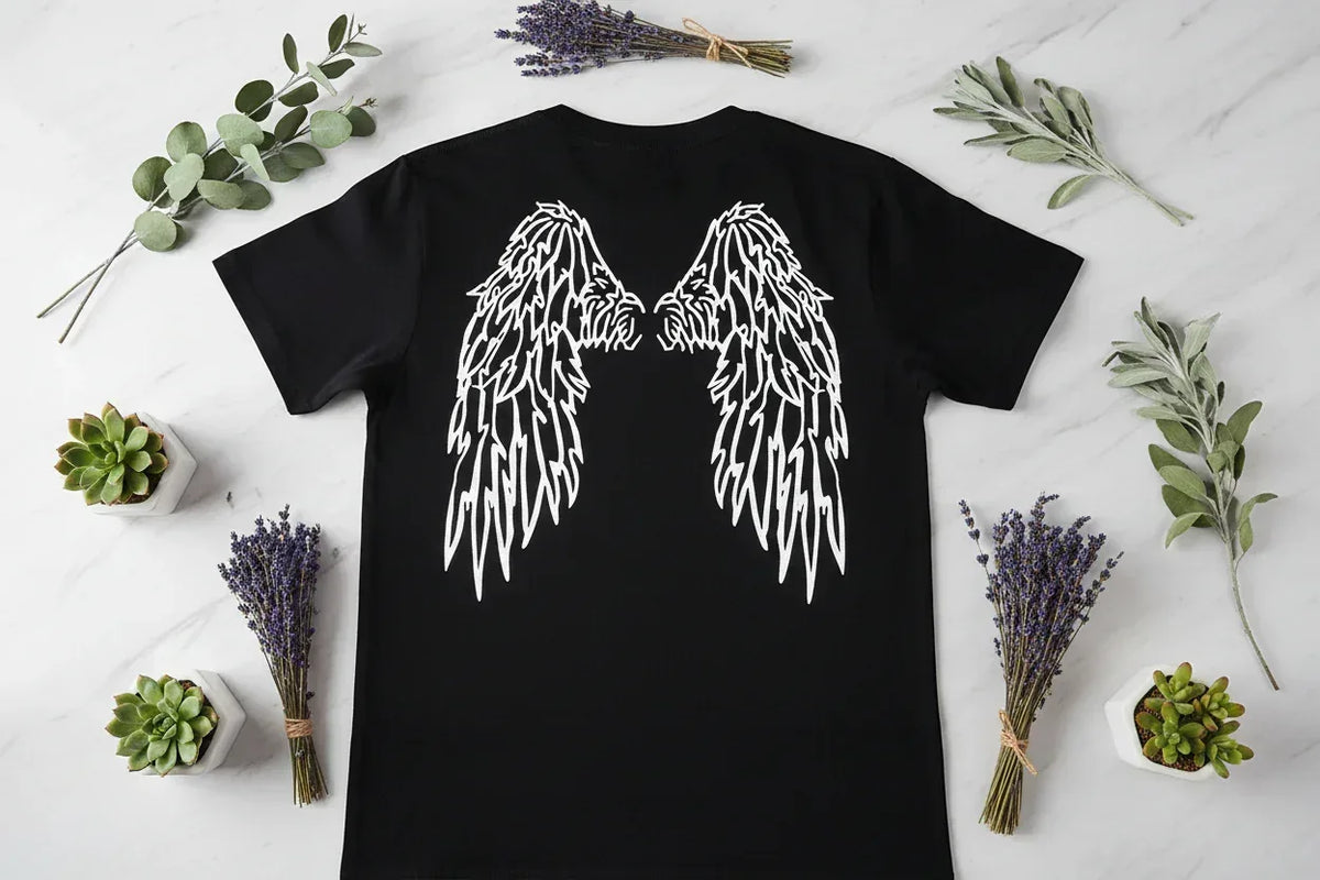 Reflective Wing Shirt - Sorceress Sanctuary Black / M-Black / L-Black / XL-Black / 2XL-Black / 3XL