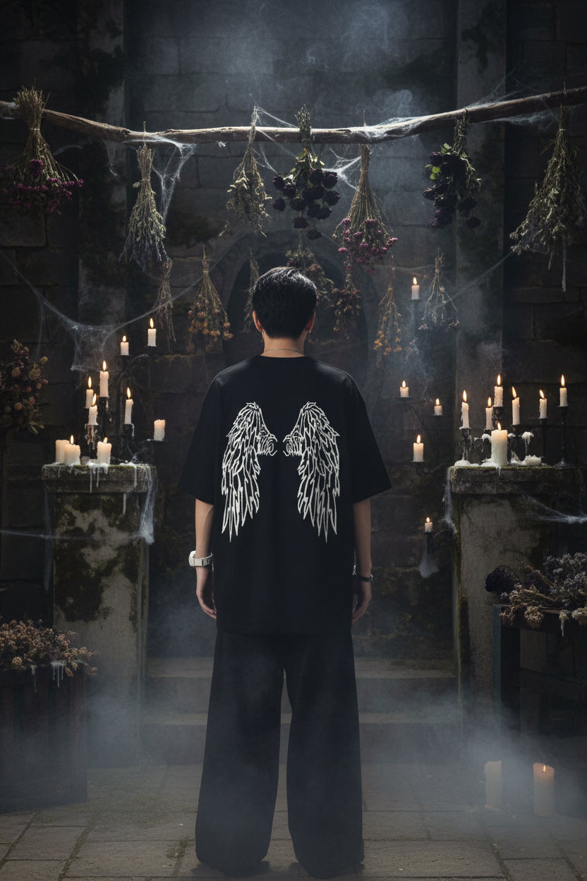 Reflective Wing Shirt - Sorceress Sanctuary Black / M-Black / L-Black / XL-Black / 2XL-Black / 3XL