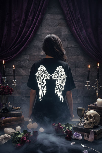 Reflective Wing Shirt - Sorceress Sanctuary Black / M-Black / L-Black / XL-Black / 2XL-Black / 3XL