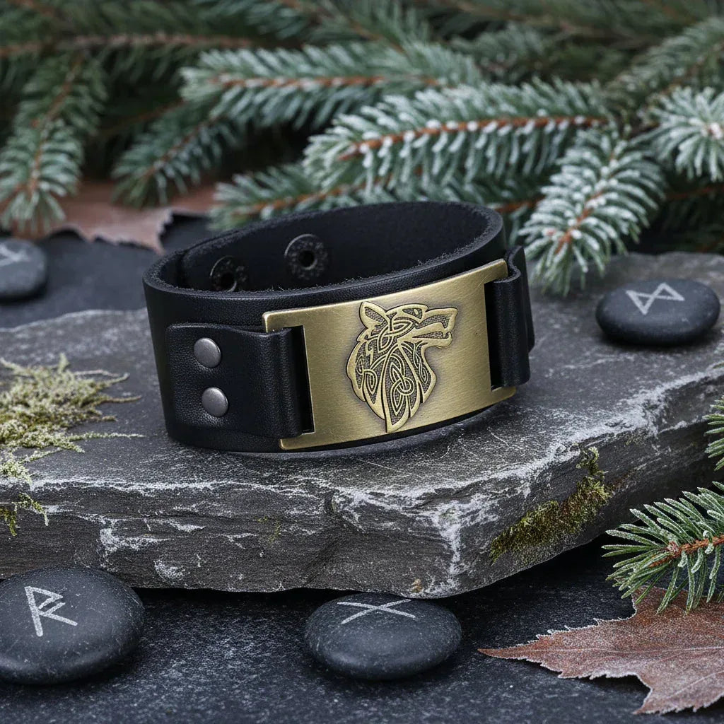 Regalia Wolf Bracelet - Sorceress Sanctuary bronze-silver-copper-black antique bronze