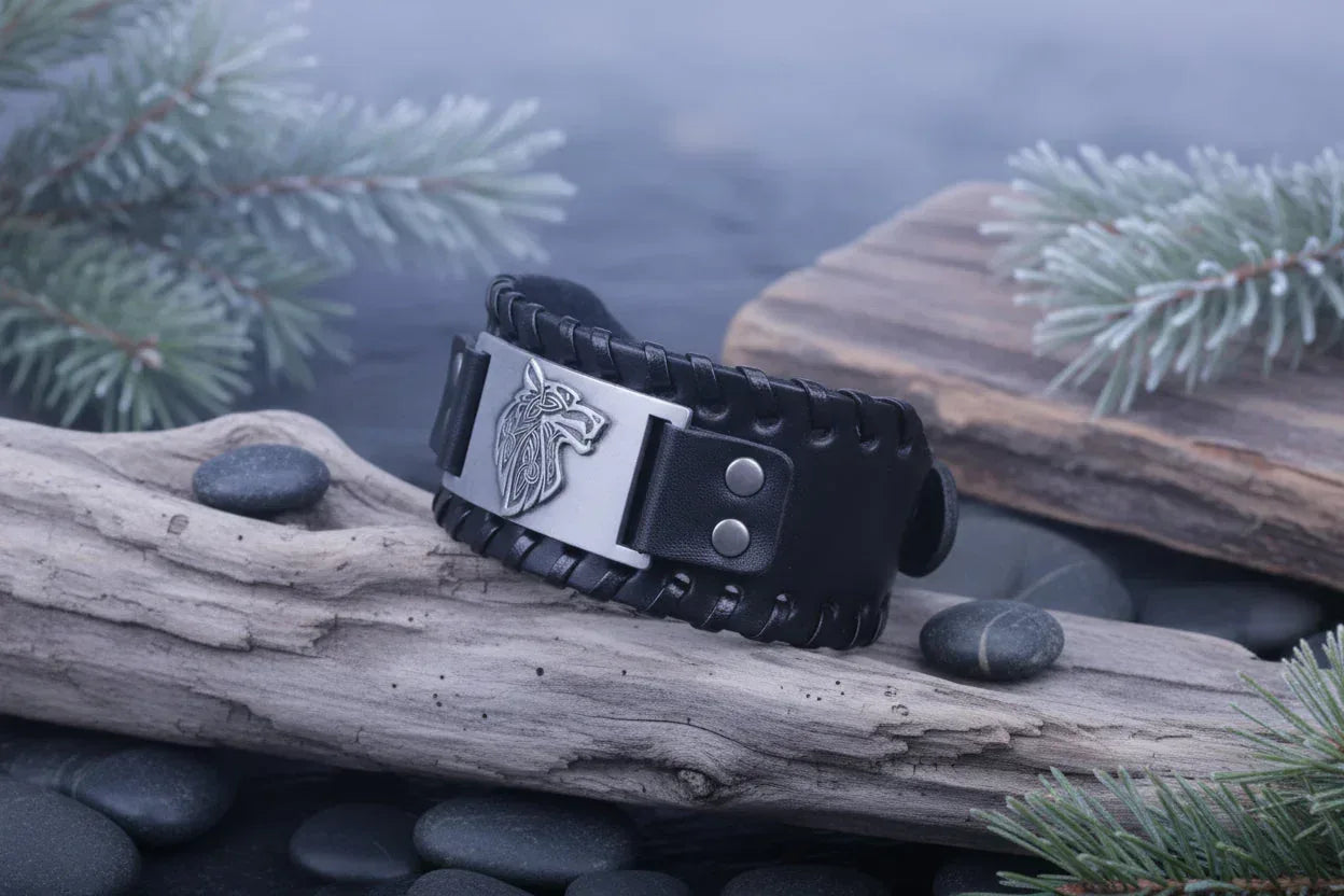 Regalia Wolf Bracelet - Sorceress Sanctuary bronze-silver-copper-black antique bronze