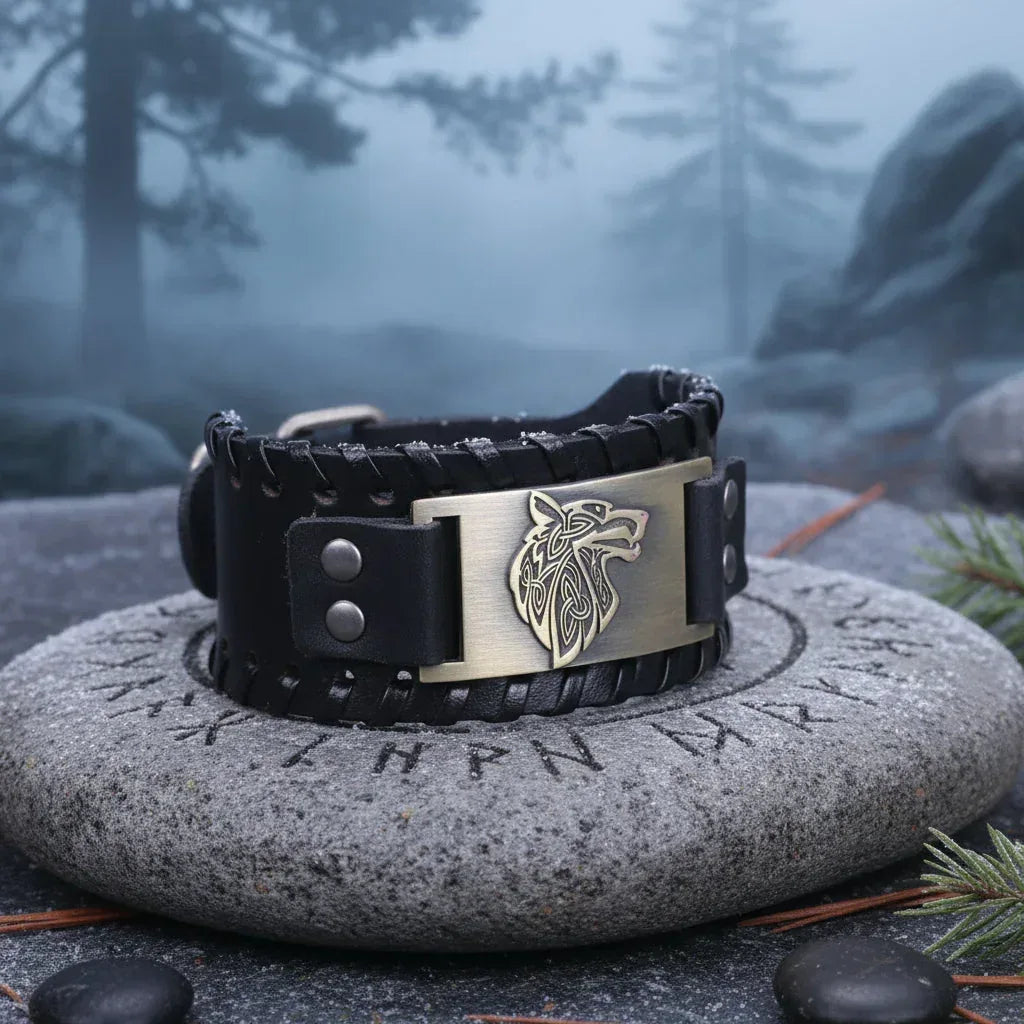 Regalia Wolf Bracelet - Sorceress Sanctuary bronze-silver-copper-black antique bronze