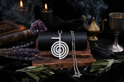 Reiki Necklace - Sorceress Sanctuary Silver 50cm-Gold 50cm-Black 50cm