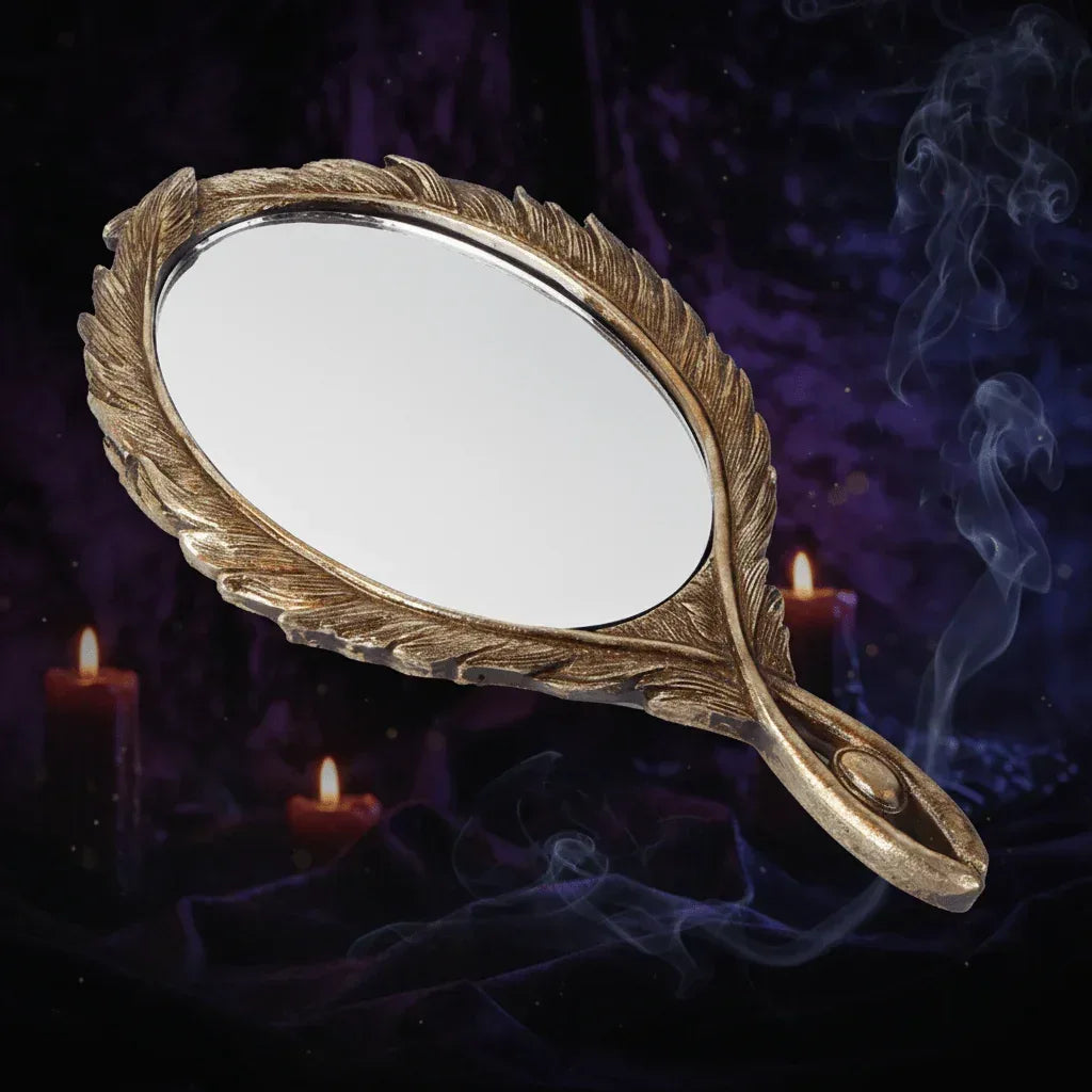 Retro Magic Mirror - Sorceress Sanctuary Golden-silvery