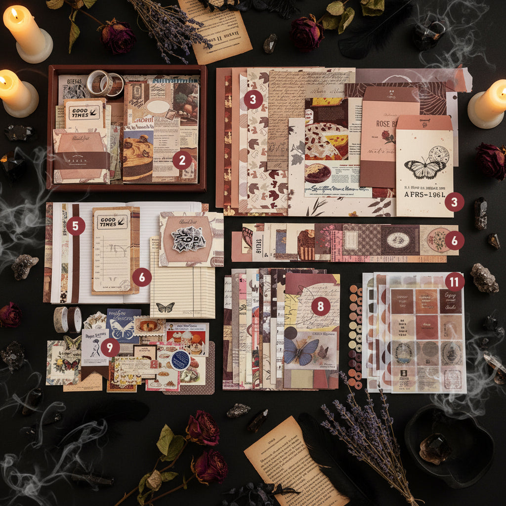 Retro Stationery Gift Box Set Sorceress Sanctuary
