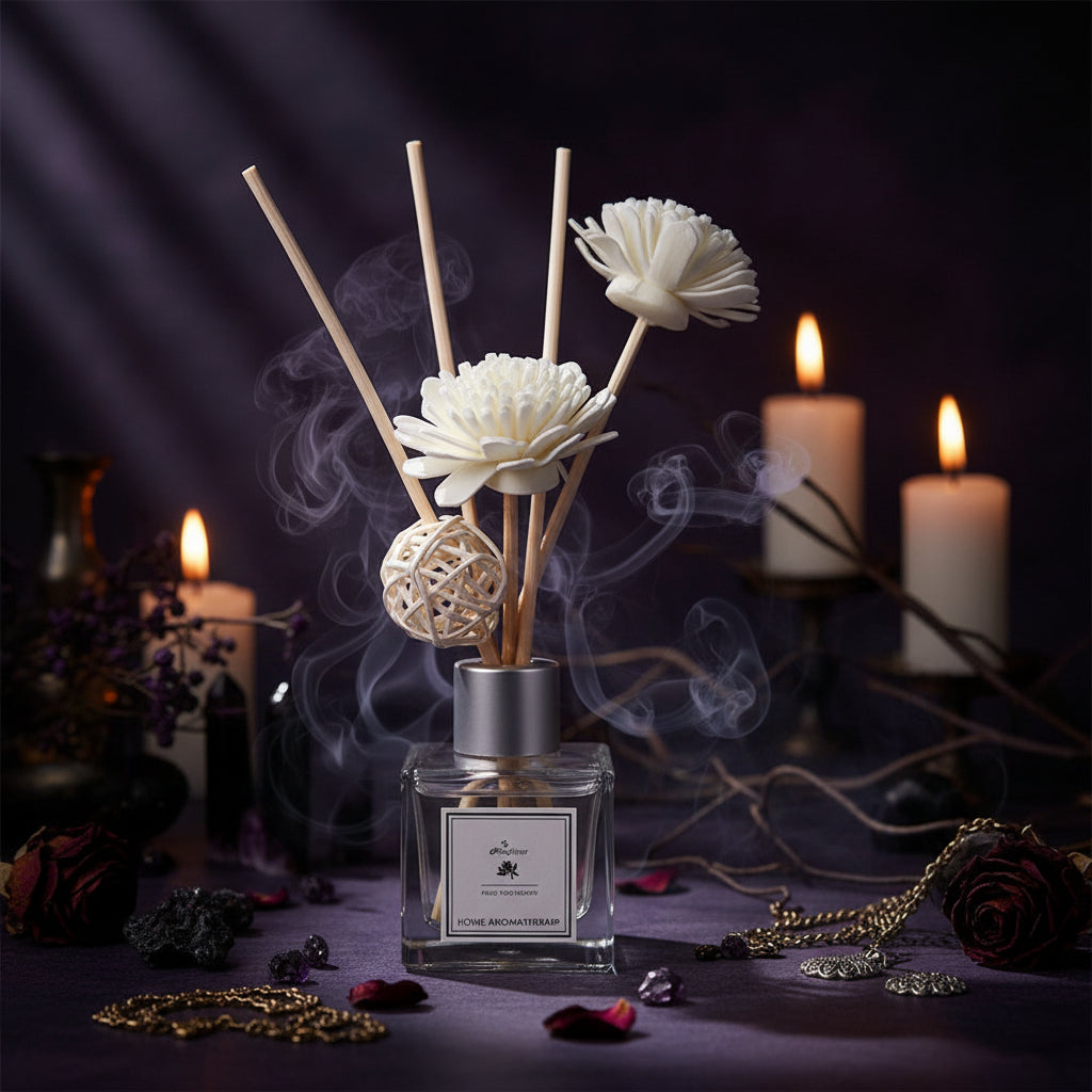 Ritual Reed Diffuser - Sorceress Sanctuary Lily-Rose-Shangri La-Cherry blossom-Jasmine  