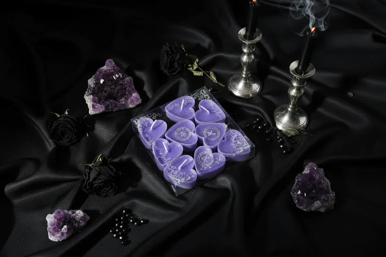 Romantic Candles - Sorceress Sanctuary (Blue)-(Red)-(Pink)-(Purple)-(Yellow)