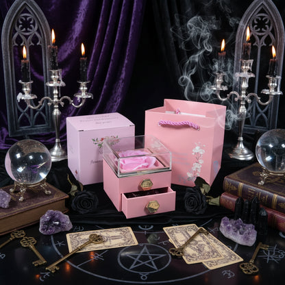 Rose Gift Box - Sorceress Sanctuary Set8-NEW Set11-Blue-Lake blue-Pink