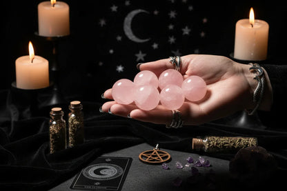 Rose Quartz Sphere - Sorceress Sanctuary Pink / 2.5cm