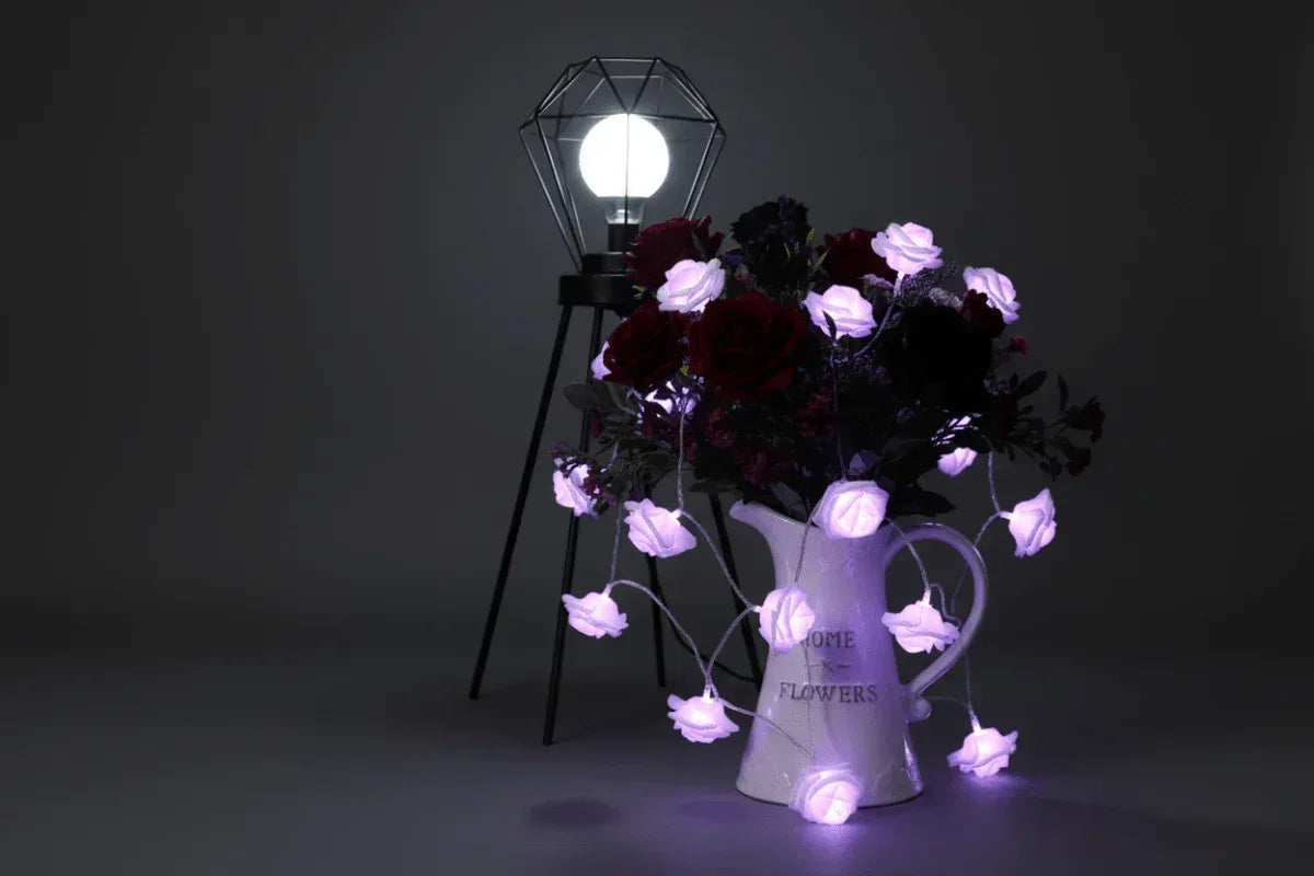 Rose String Lights - Sorceress Sanctuary New Warm / USB Model / 1.5m/10-light-Colorful / EU Plug / 1m-Colorful / EU Plug / 1.5m-Colorful / EU Plug / 2m-Colorful / EU Plug / 10m