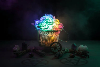 Rose String Lights - Sorceress Sanctuary New Warm / USB Model / 1.5m/10-light-Colorful / EU Plug / 1m-Colorful / EU Plug / 1.5m-Colorful / EU Plug / 2m-Colorful / EU Plug / 10m