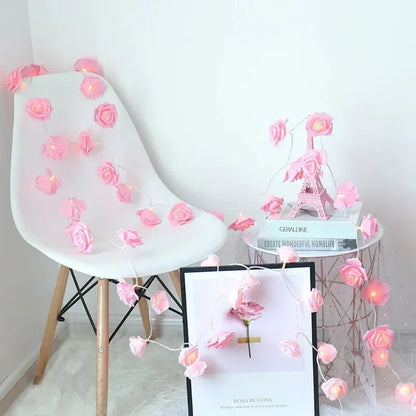 Rose String Lights - Sorceress Sanctuary New Warm / USB Model / 1.5m/10-light-Colorful / EU Plug / 1m-Colorful / EU Plug / 1.5m-Colorful / EU Plug / 2m-Colorful / EU Plug / 10m