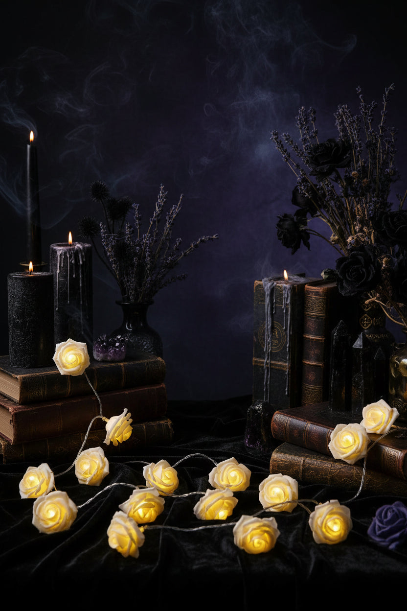Rose String Lights - Sorceress Sanctuary New Warm / USB Model / 1.5m/10-light-Colorful / EU Plug / 1m-Colorful / EU Plug / 1.5m-Colorful / EU Plug / 2m-Colorful / EU Plug / 10m