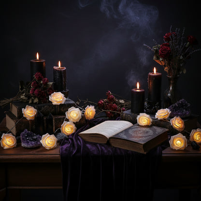 Rose String Lights - Sorceress Sanctuary New Warm / USB Model / 1.5m/10-light-Colorful / EU Plug / 1m-Colorful / EU Plug / 1.5m-Colorful / EU Plug / 2m-Colorful / EU Plug / 10m