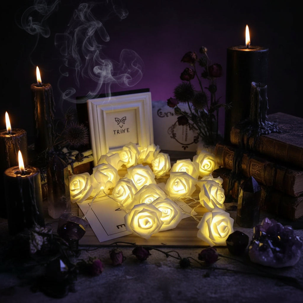 Rose String Lights - Sorceress Sanctuary New Warm / USB Model / 1.5m/10-light-Colorful / EU Plug / 1m-Colorful / EU Plug / 1.5m-Colorful / EU Plug / 2m-Colorful / EU Plug / 10m