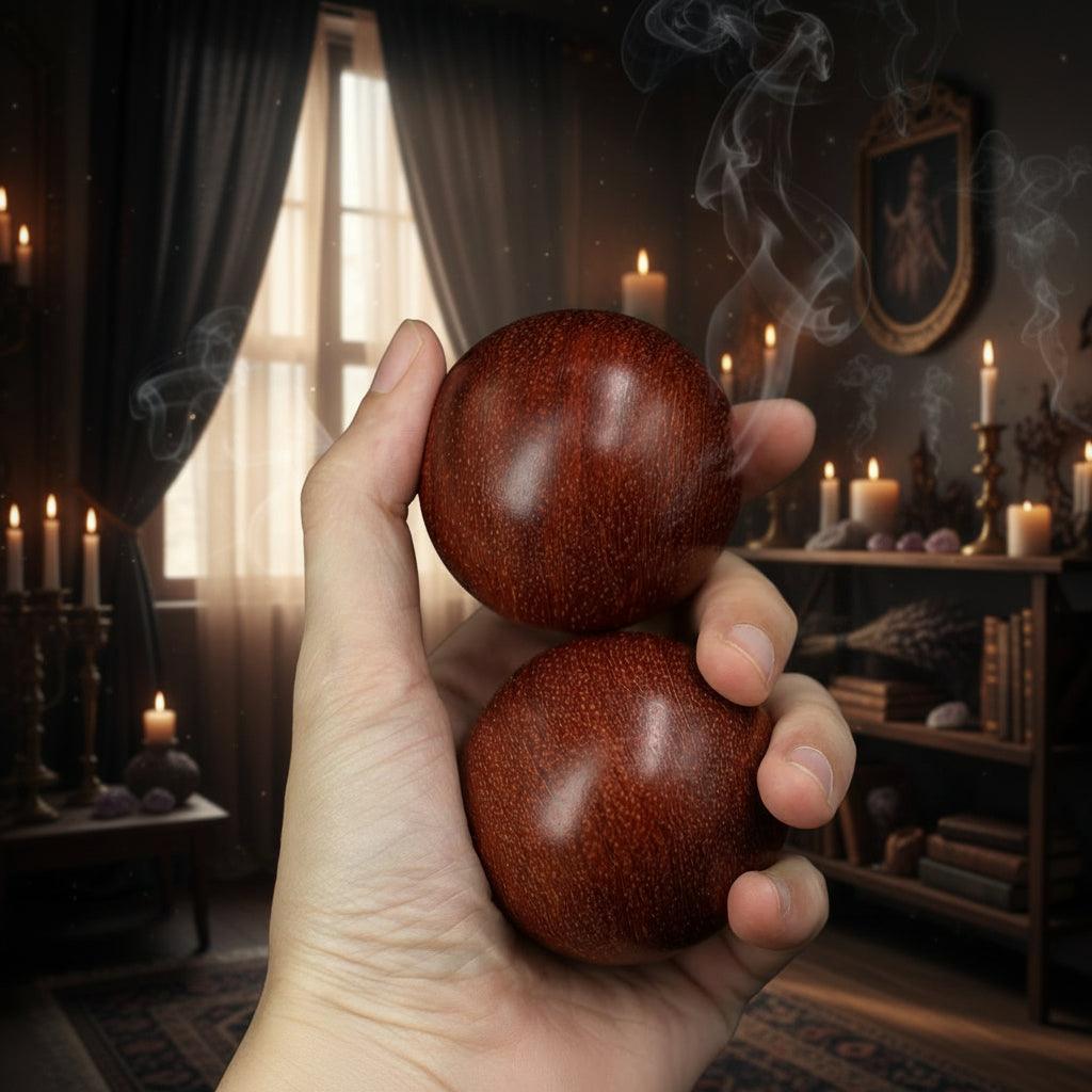 Rosewood Ritual Sphere - Sorceress Sanctuary Brown  