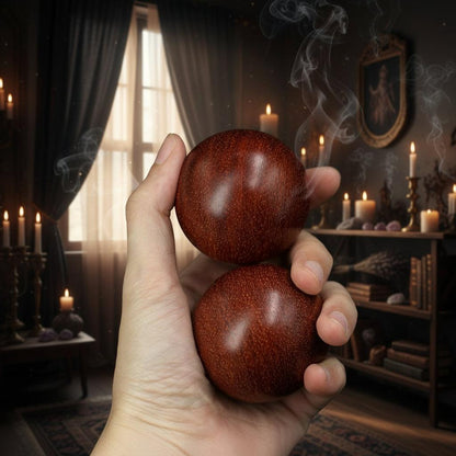 Rosewood Ritual Sphere - Sorceress Sanctuary Brown  
