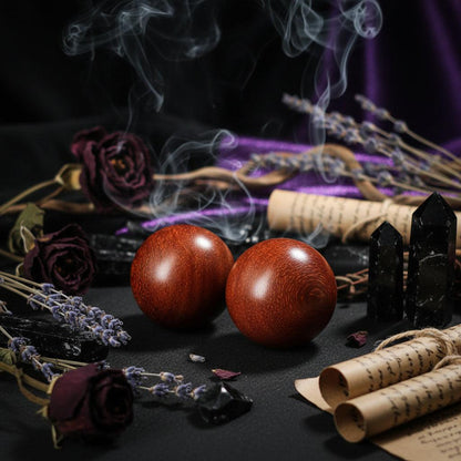 Rosewood Ritual Sphere - Sorceress Sanctuary Brown  