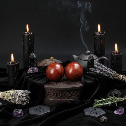 Rosewood Ritual Sphere - Sorceress Sanctuary Brown  