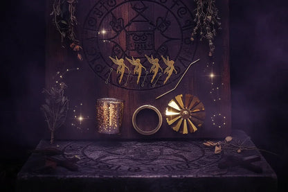 Rotating Candle Holder - Sorceress Sanctuary Shuanglu-Snowflake-Unicorn-Magic immortal-Cat