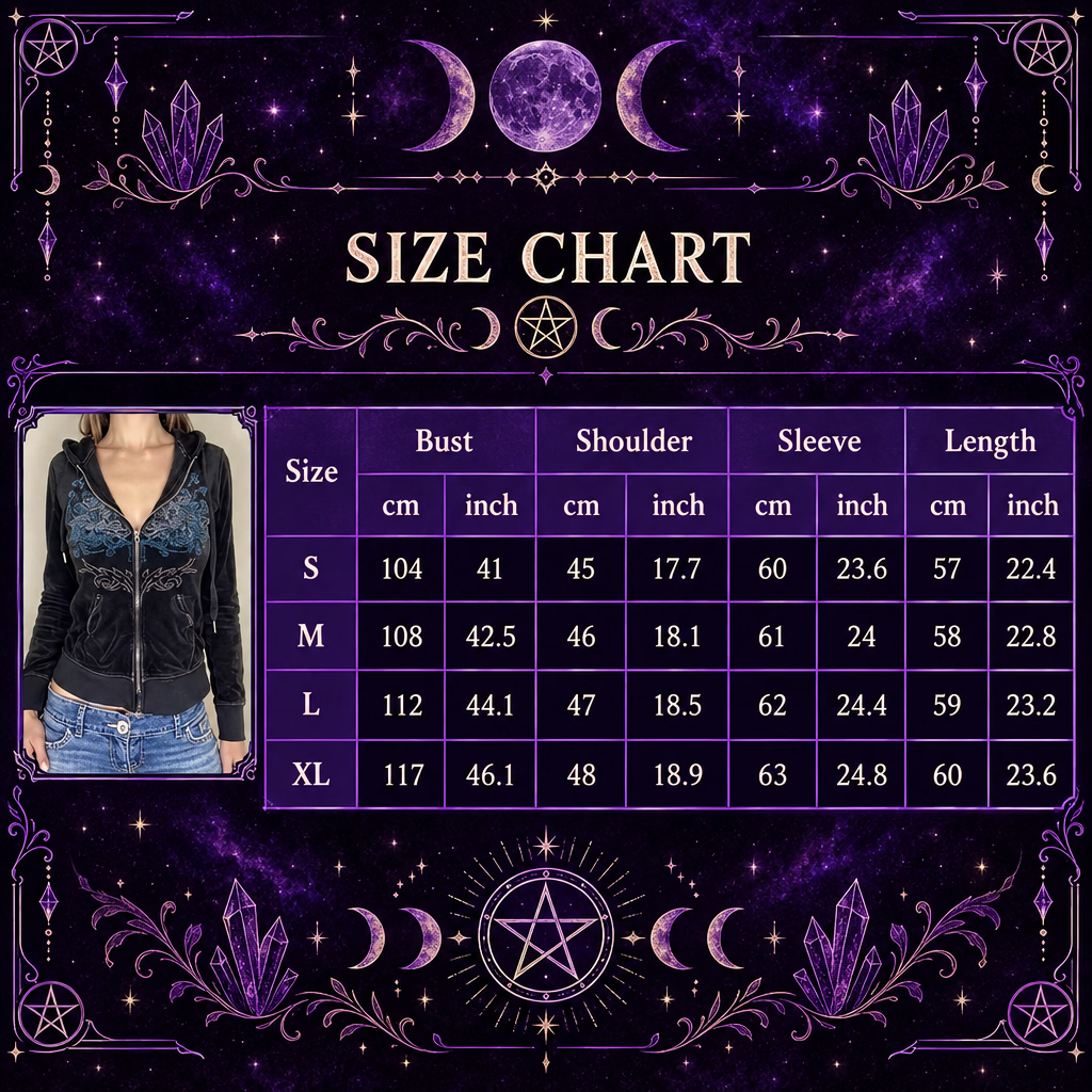 Shadowspell Y2K Butterfly Hoodie, view 6