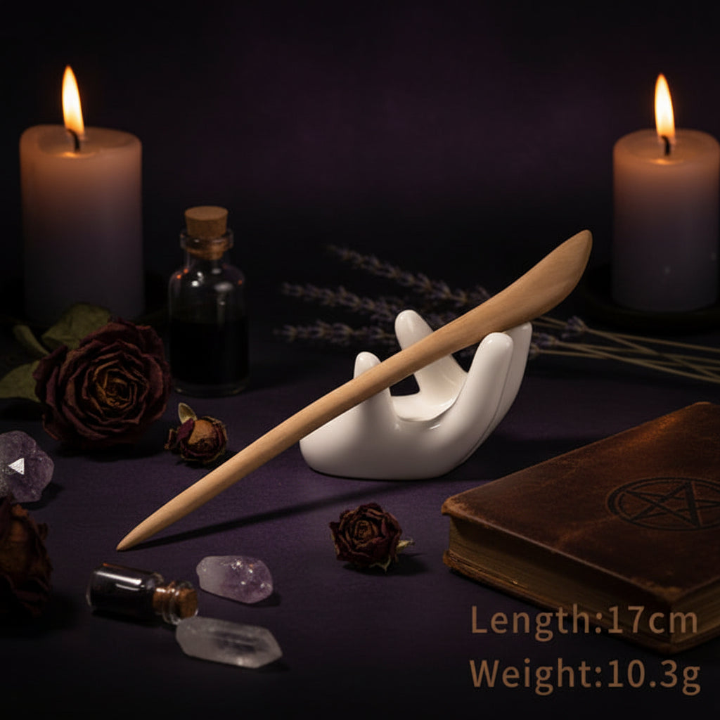 Sacred Wood Hair Pin - Sorceress Sanctuary 1-2-3-4-5  