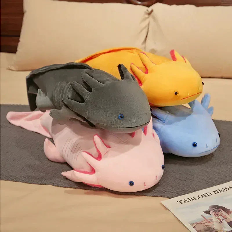 Salamander Plushie - Sorceress Sanctuary Blue / 45cm-Gray / 80cm-Green Spot / 80cm-Pink / 80cm-Green Spot / 45cm