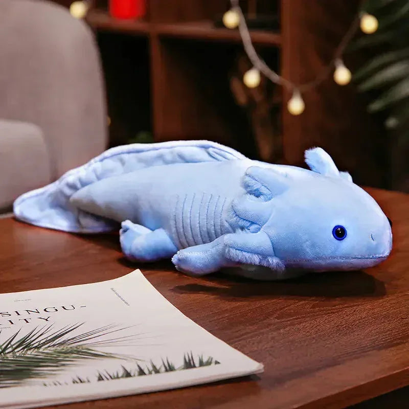 Salamander Plushie - Sorceress Sanctuary Blue / 45cm-Gray / 80cm-Green Spot / 80cm-Pink / 80cm-Green Spot / 45cm