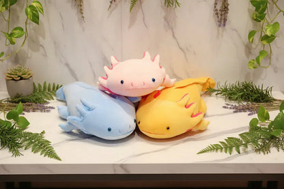 Salamander Plushie - Sorceress Sanctuary Blue / 45cm-Gray / 80cm-Green Spot / 80cm-Pink / 80cm-Green Spot / 45cm