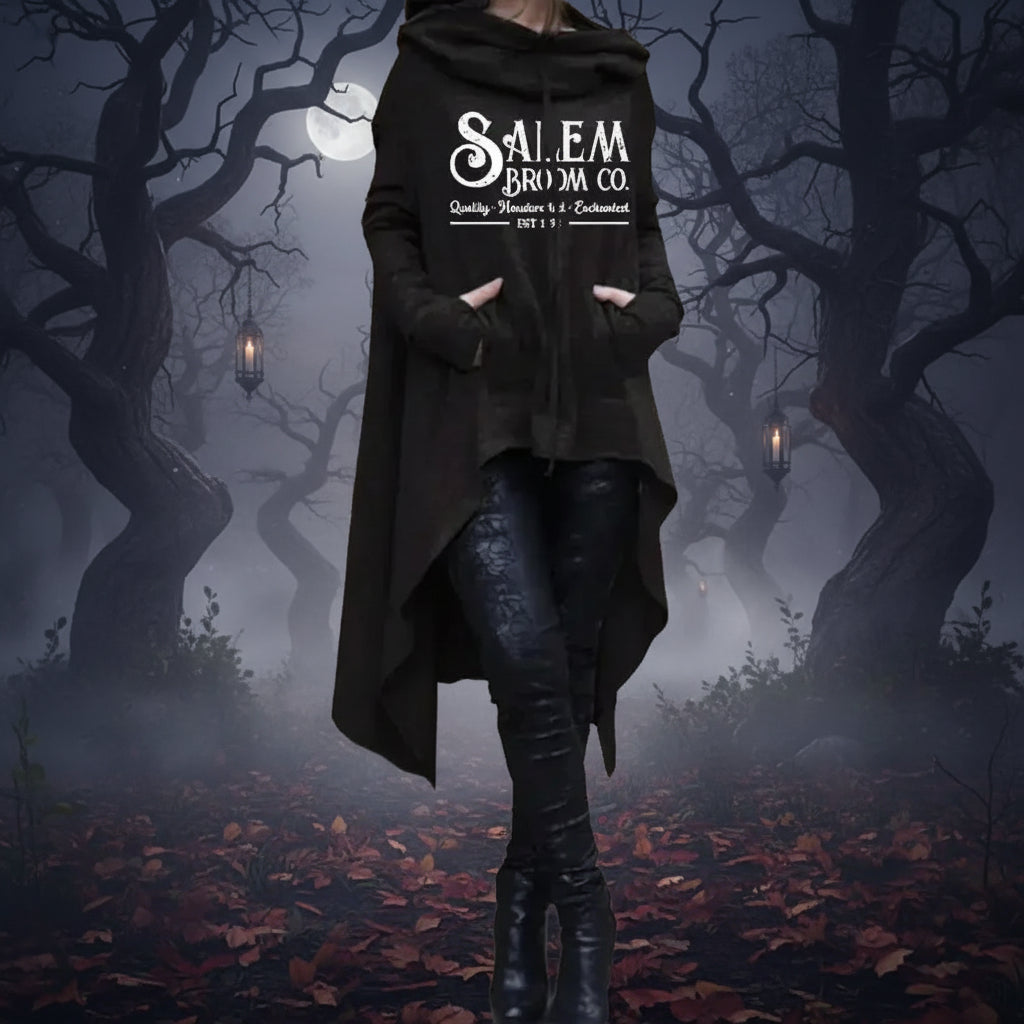 Salem Hooded Sweater - Sorceress Sanctuary Grey / S-Grey / M-Grey / L-Grey / XL-Grey / 2XL