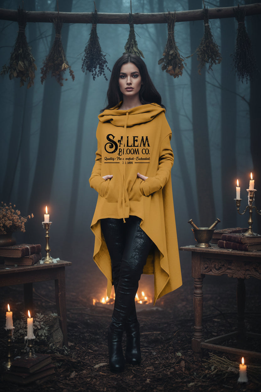 Salem Hooded Sweater - Sorceress Sanctuary Grey / S-Grey / M-Grey / L-Grey / XL-Grey / 2XL