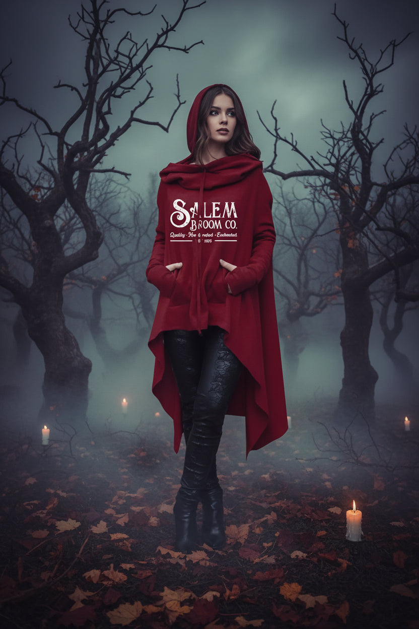 Salem Hooded Sweater - Sorceress Sanctuary Grey / S-Grey / M-Grey / L-Grey / XL-Grey / 2XL