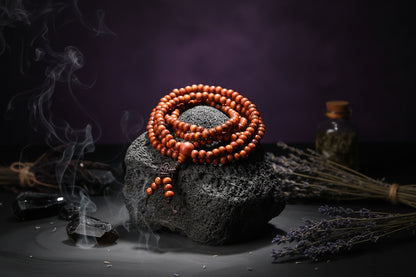 Sandalwood Prayer Beads - Sorceress Sanctuary Green sandalwood-Red sandalwood