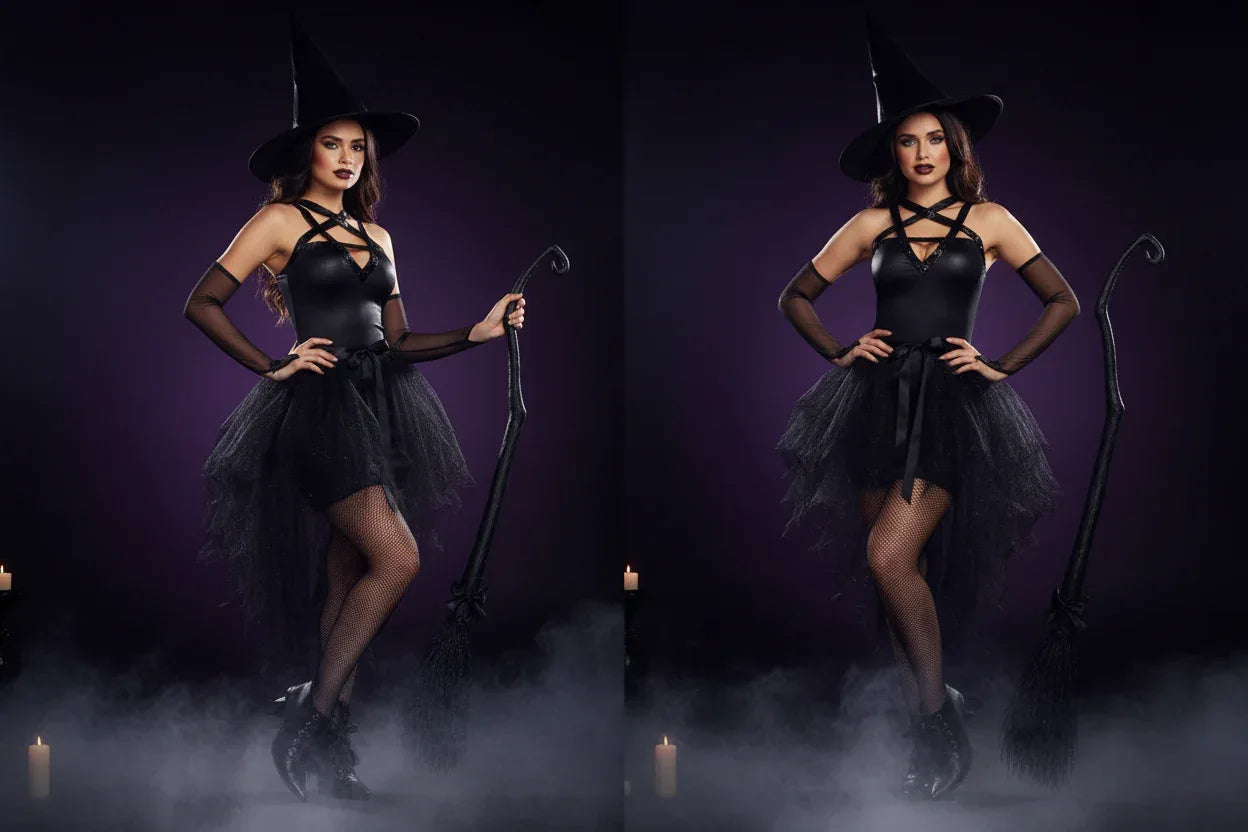 Satanic Witch Set - Sorceress Sanctuary L-M-S