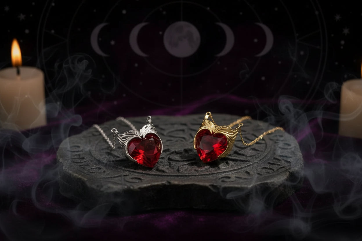 Scarlet Witch Necklace - Sorceress Sanctuary Gold-Silver