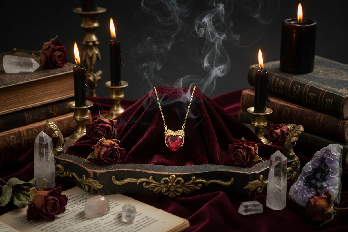 Scarlet Witch Necklace - Sorceress Sanctuary Gold-Silver