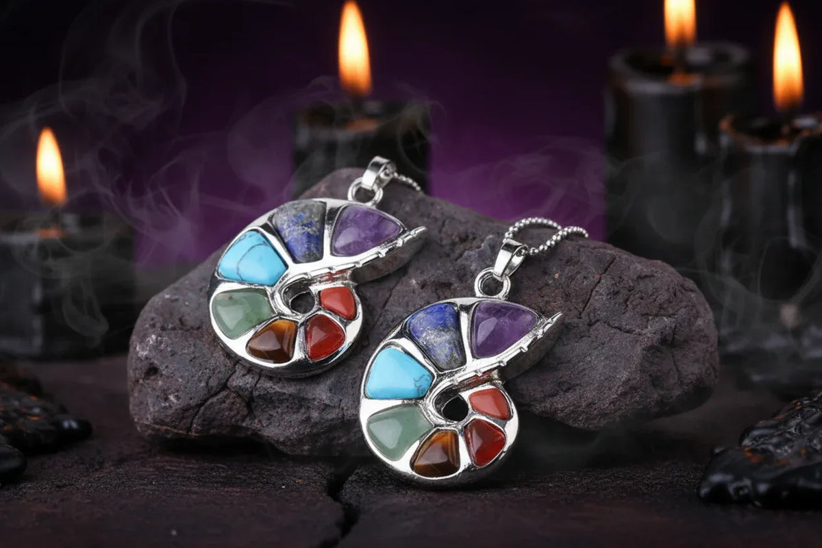 Seashell Chakra Necklace - Sorceress Sanctuary Pendant only-Necklace