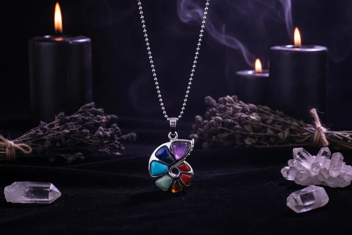 Seashell Chakra Necklace - Sorceress Sanctuary Pendant only-Necklace