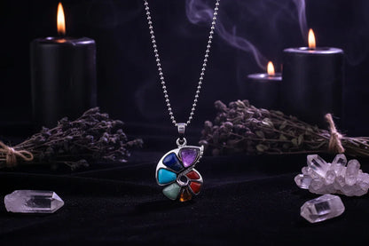 Seashell Chakra Necklace - Sorceress Sanctuary Pendant only-Necklace
