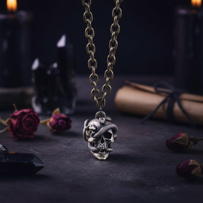 Serpent Skull Necklace Sorceress Sanctuary