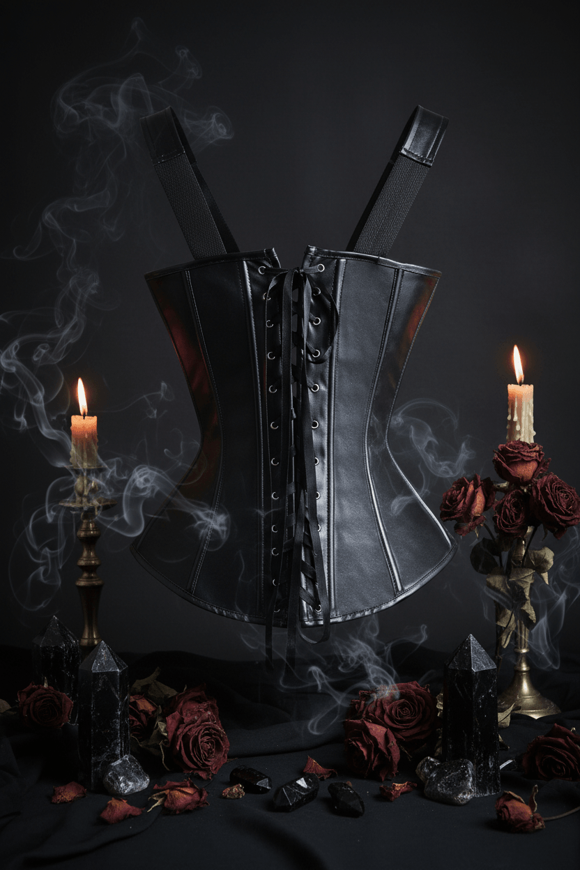 Shadowbound Leather Corset Sorceress Sanctuary