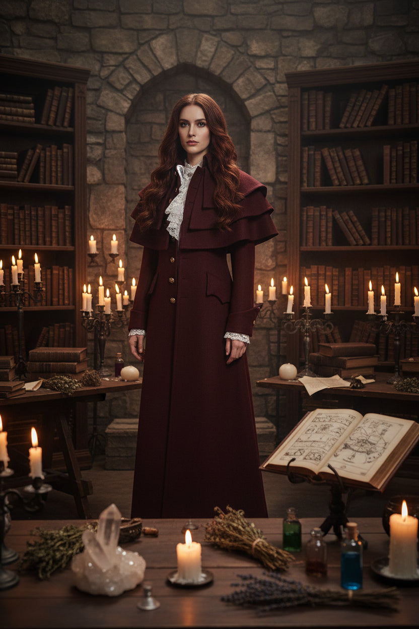 Men's New Medieval Coat for Cosplay Sorceress Sanctuary