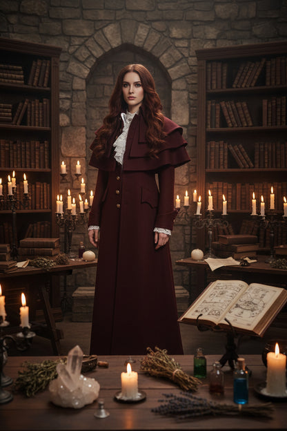 Men's New Medieval Coat for Cosplay Sorceress Sanctuary
