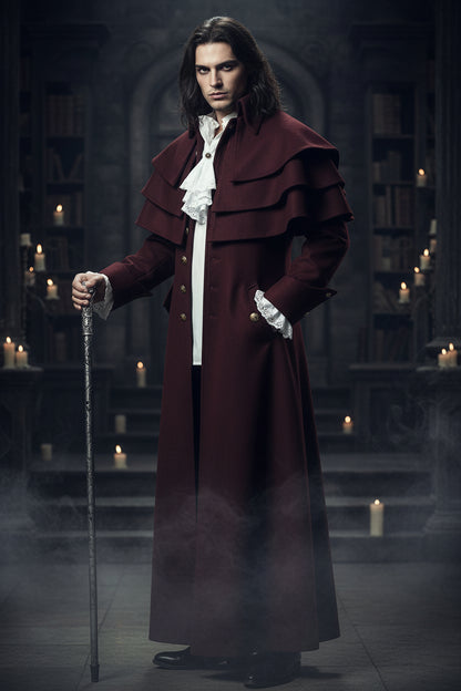 Men's New Medieval Coat for Cosplay Sorceress Sanctuary